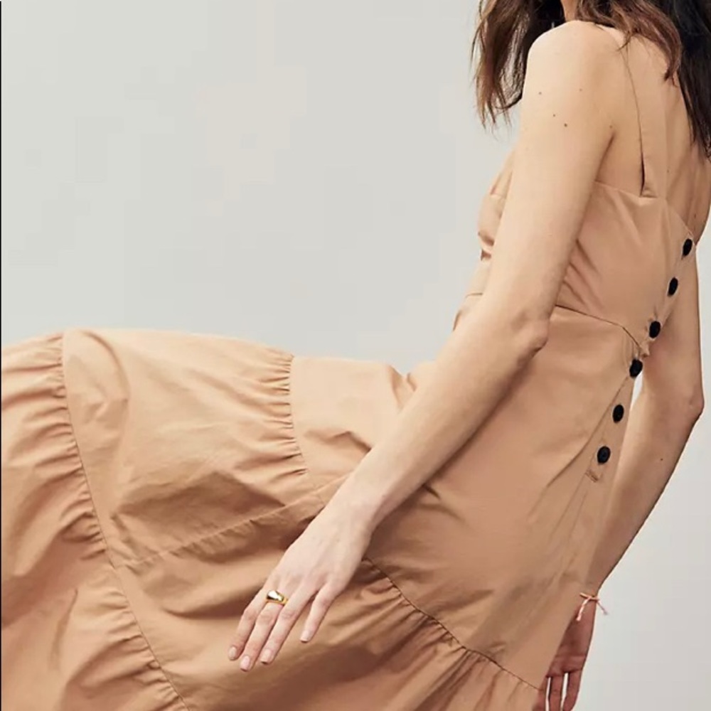 NWT Madewell Tiered Button Back Maxi - size 2